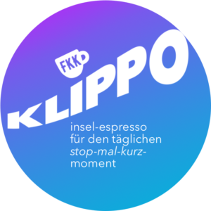 Label des Kaffees "Klippo" von der Föhrer Kaffeerösterei Karuso.